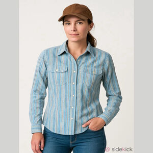 The North Face Striped Shirt Large